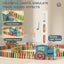 Kids Games Domino Train Toys 180PCS Automatic Stacking Creative Game 3+ Year Ol Carousel 11