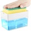 Soap Dispenser Kitchen Sponge Holder 2-in-1 Dish Soap Dispenser Carousel 4