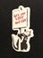 ** BANKSY ART ** 1 x Sticker - Rat with Sign ‘Get Out While You Can’ (6.3cm) Carousel 1