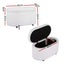 Artiss Storage Blanket Box 87Cm Boucle Fabric Oval Blanket Boxes Carousel 2