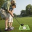 Golf Training Mat Golf Putter Practice for Swing Detection Batting Carousel 4