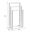 3 Tier Towel Rail Drying Rack Washcloth Hanging Bars Stand Carousel 8