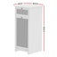 Artiss Laundry Hamper Cabinet Bathroom Storage White Rattan Clothes Basket Laund Carousel 2