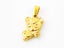 Gold-Tone Titanium Cartoon Pendant Carousel 1