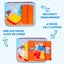 Busy Board Montessori Toys,Toddlers Travel Toy Carousel 10