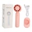 handheld fan Eyelash Fan Mini Portable Handheld USB Rechargeable Silent Carousel 8