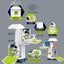 Space Station Toys for Kids with Lights, Spaceship Toys for Interstellar Mission Carousel 4