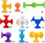 48 Piece Suction Cup Toys Construction Set for Toddlers 3 Year Old Boys Girls Carousel 4