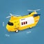 Transportation Airplane Toy Set 6-Piece Set For Kids Boys Girls Carousel 4
