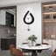 Wall Clock for Living Room Decor Large Pendulum Modern Carousel 3