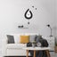 Wall Clock for Living Room Decor Large Pendulum Modern Carousel 5