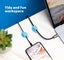 Fun Cord Holder, Multifunctional Thumb Cable Clips Adhesive 10 Pack Carousel 4