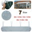 Outdoor Patio Canopy Awning Waterproof Retractable Dustproof Protective Cover... Carousel 6