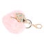 handbag decorations Heart Shaped Fluffy Plush Ball Keychain Pendant Handbag Carousel 4