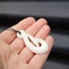 Natural Hand Carved Maori Bone Carving Pendant Necklace - Whale Tail Hook Carousel 3