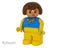®™DUPLO - Female, Yellow Legs, Blue Top with Yellow and Blue Polka Dot Scarf, Carousel 1