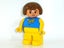 ®™DUPLO - Female, Yellow Legs, Blue Top with Yellow and Blue Polka Dot Scarf, Carousel 2