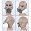 16-IN1 Reusable Respirator Half Face Mask For Painting Carousel 12