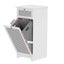 Artiss Laundry Hamper Cabinet Bathroom Storage White Rattan Clothes Basket Laund Carousel 3
