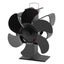 heat powered stove fan fireplace fan Stove Fan 6 Blades Greater Air Volume Low Carousel 1