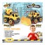 39pc Construct IT Buildables 2-in-1 Construction Truck Set w Case Kids 3+ Yellow Carousel 3
