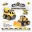 39pc Construct IT Buildables 2-in-1 Construction Truck Set w Case Kids 3+ Yellow Carousel 4