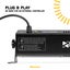 UV LED Bar - 2x 9 LEDs Carousel 8