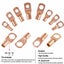 140PCS Battery Copper Cable Lugs Crimp Ring Terminals Electrical Wire Connectors Carousel 3