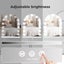 Yezi Hollywood Mirror Arch-shaped Vanity Makeup Mirror with Lights Tabletop Carousel 3