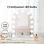 Yezi Hollywood Mirror Arch-shaped Vanity Makeup Mirror with Lights Tabletop Carousel 6