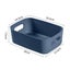 desktop baskets organizer bin Desktop Storage Basket PP Cosmetic Storages Box Carousel 1