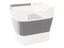 35L Collapsible Laundry Basket Clothes Washing Organizer Bin Grey Carousel 2