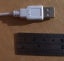 Cable: USB-A and Micro-B, power only, 35cm long, white Carousel 4