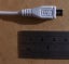Cable: USB-A and Micro-B, power only, 35cm long, white Carousel 6