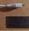 Cable: USB-A and Micro-B, power only, 35cm long, white Carousel 7