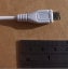 Cable: USB-A and Micro-B, power only, 35cm long, white Carousel 8