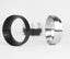 Aluminum Espresso Coffee Maker Dosing Ring for Portafilter Filter - 51mm Black Carousel 3