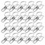 clamp binder binder clips 20Pcs Clips Multifunctional Strong Hollow Spring Clip Carousel 8