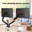 Traderight Monitor Stand Dual Arm TV Bracket Screen LED Holder Desk Freestanding Carousel 2