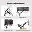 Traderight Monitor Stand Dual Arm TV Bracket Screen LED Holder Desk Freestanding Carousel 4