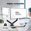 Traderight Monitor Stand Dual Arm TV Bracket Screen LED Holder Desk Freestanding Carousel 6