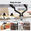 Traderight Monitor Stand Dual Arm TV Bracket Screen LED Holder Desk Freestanding Carousel 7