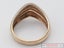 V Shaped Tri-color Ring in 9ct Gold Carousel 6
