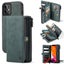 iPhone 13 Pro Wallet 17 Cards Magnetic Detachable 2 in 1 Cover Case BLACK Carousel 11