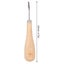 leather tool Rhombus Awl Steel Cone Punching Leather Tool Beech Handle Diamond Carousel 4