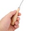 leather tool Rhombus Awl Steel Cone Punching Leather Tool Beech Handle Diamond Carousel 5