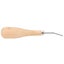 leather tool Rhombus Awl Steel Cone Punching Leather Tool Beech Handle Diamond Carousel 6
