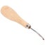 leather tool Rhombus Awl Steel Cone Punching Leather Tool Beech Handle Diamond Carousel 7
