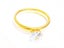 Gold Plated Stainless Steel Zirconia Couple Rings Carousel 3