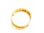 Gold Plated Stainless Steel Hollow Cross Ring Carousel 4